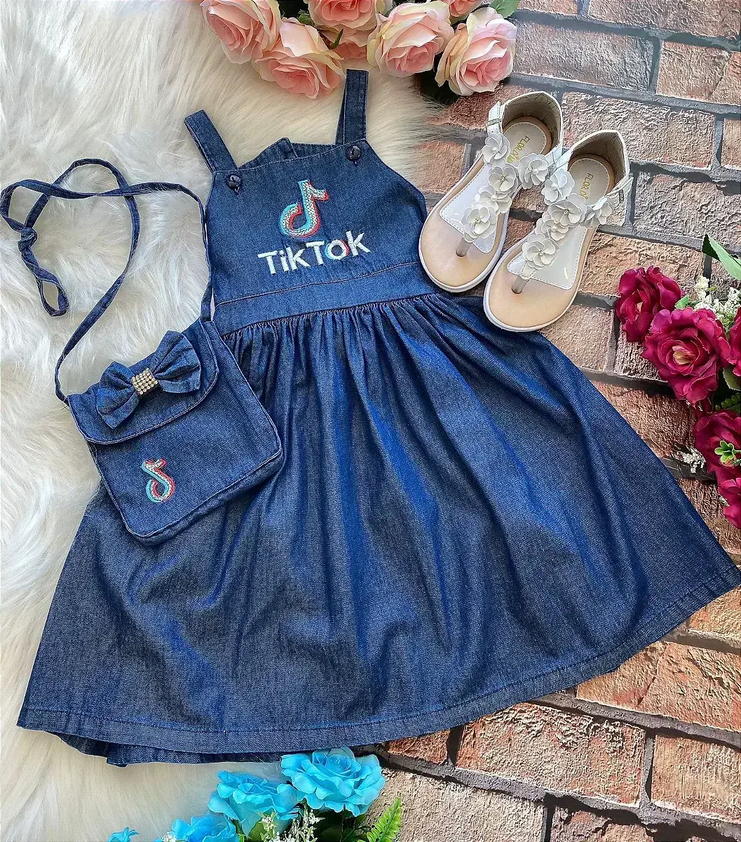 Vestido jeans tik tok