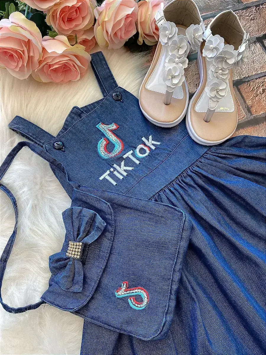 Vestido jeans tik tok, foto 2