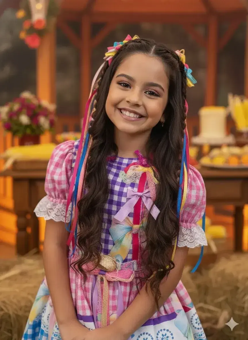 Vestido junino laço da alegria, foto 3