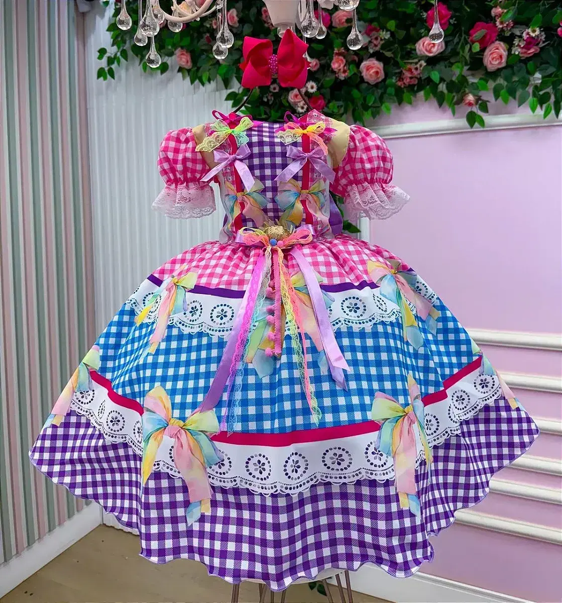 Vestido junino laço da alegria, foto 4