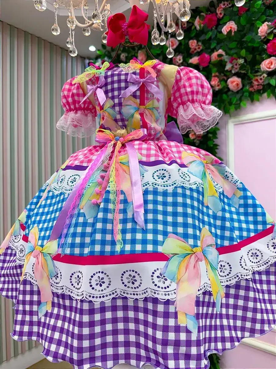 Vestido junino laço da alegria, foto 5