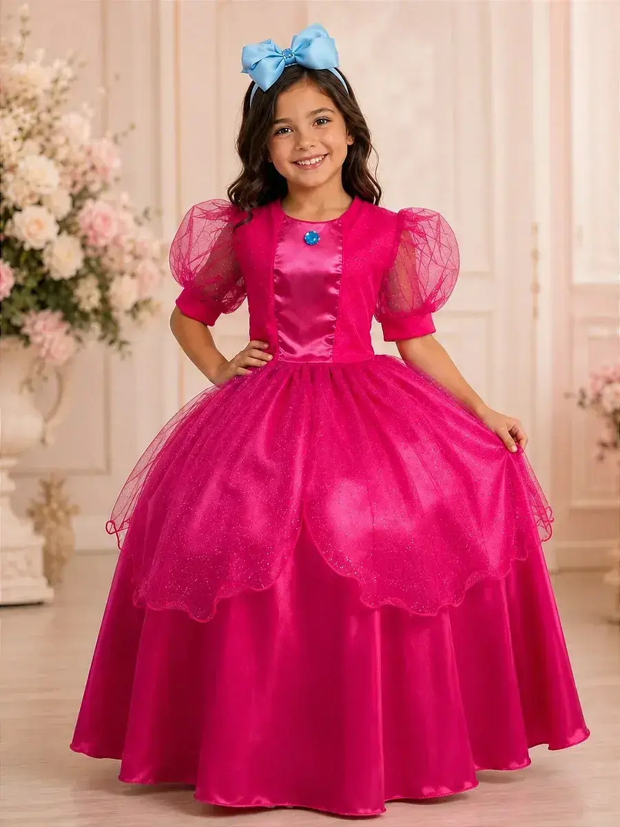 Fantasia longa princesa peach