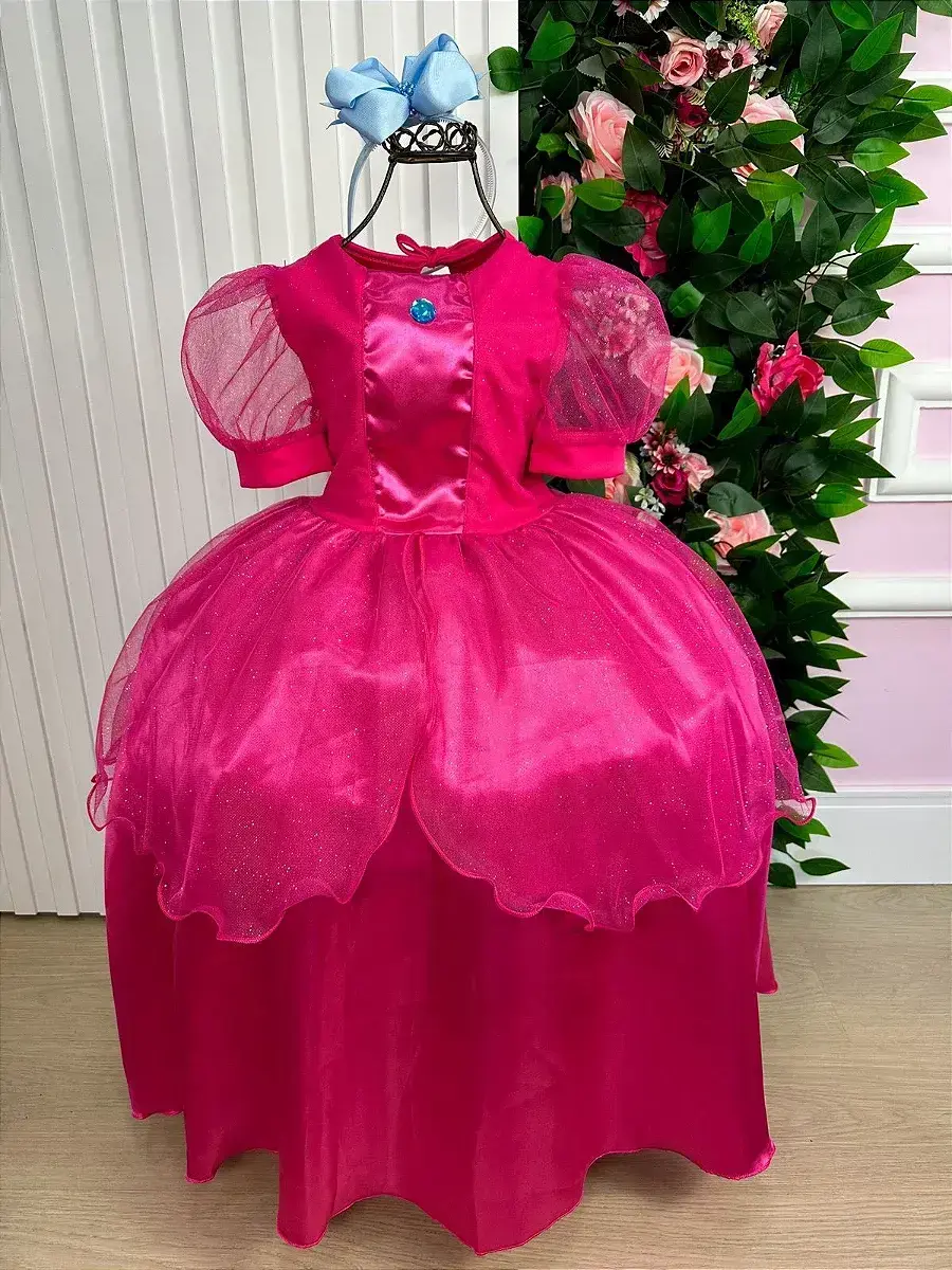 Fantasia longa princesa peach, foto 2