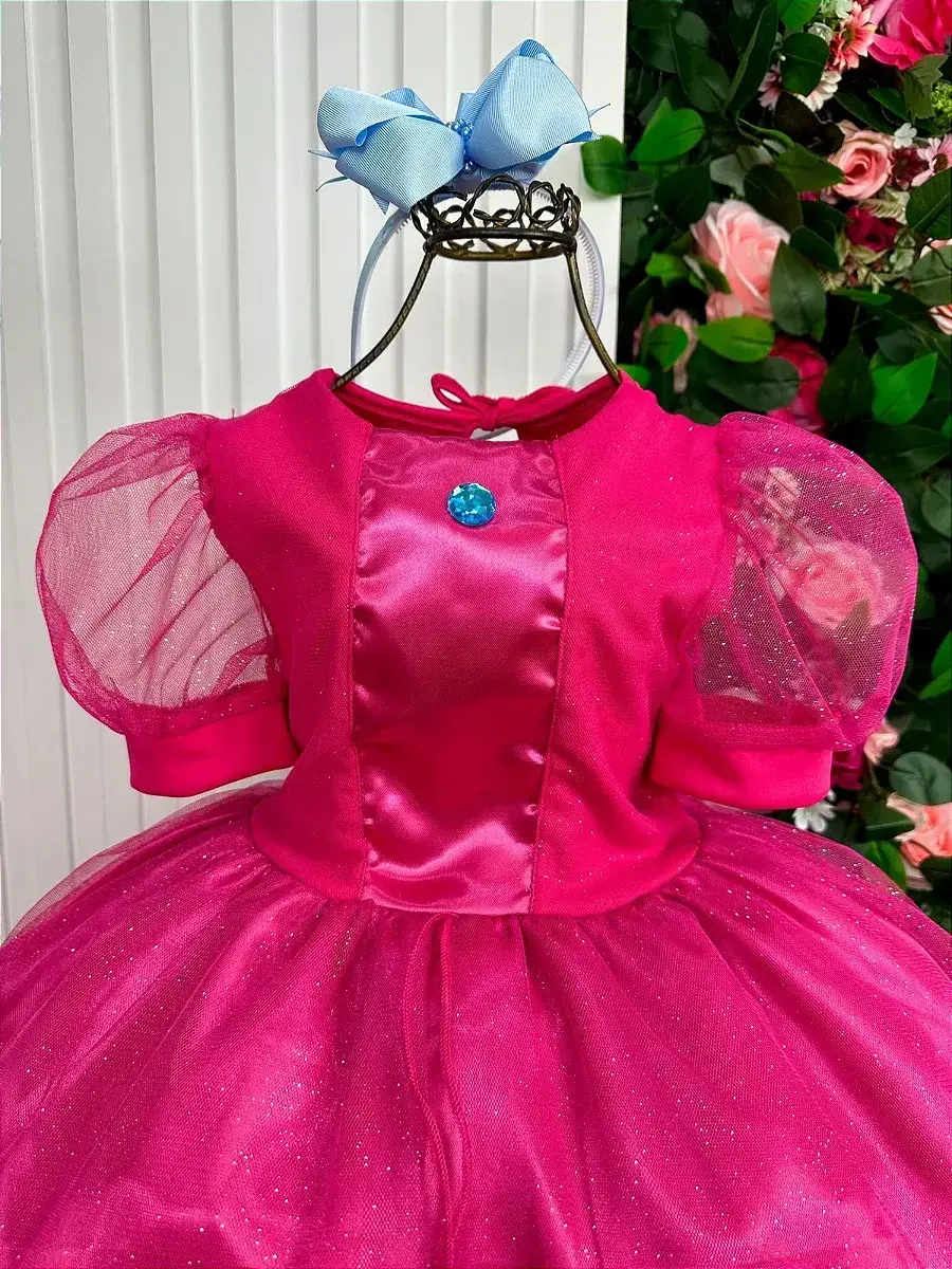 Fantasia longa princesa peach, foto 3