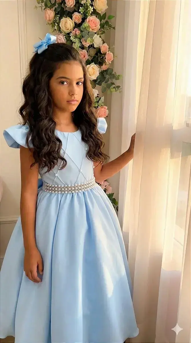 Vestido ariane longo azul, foto 2