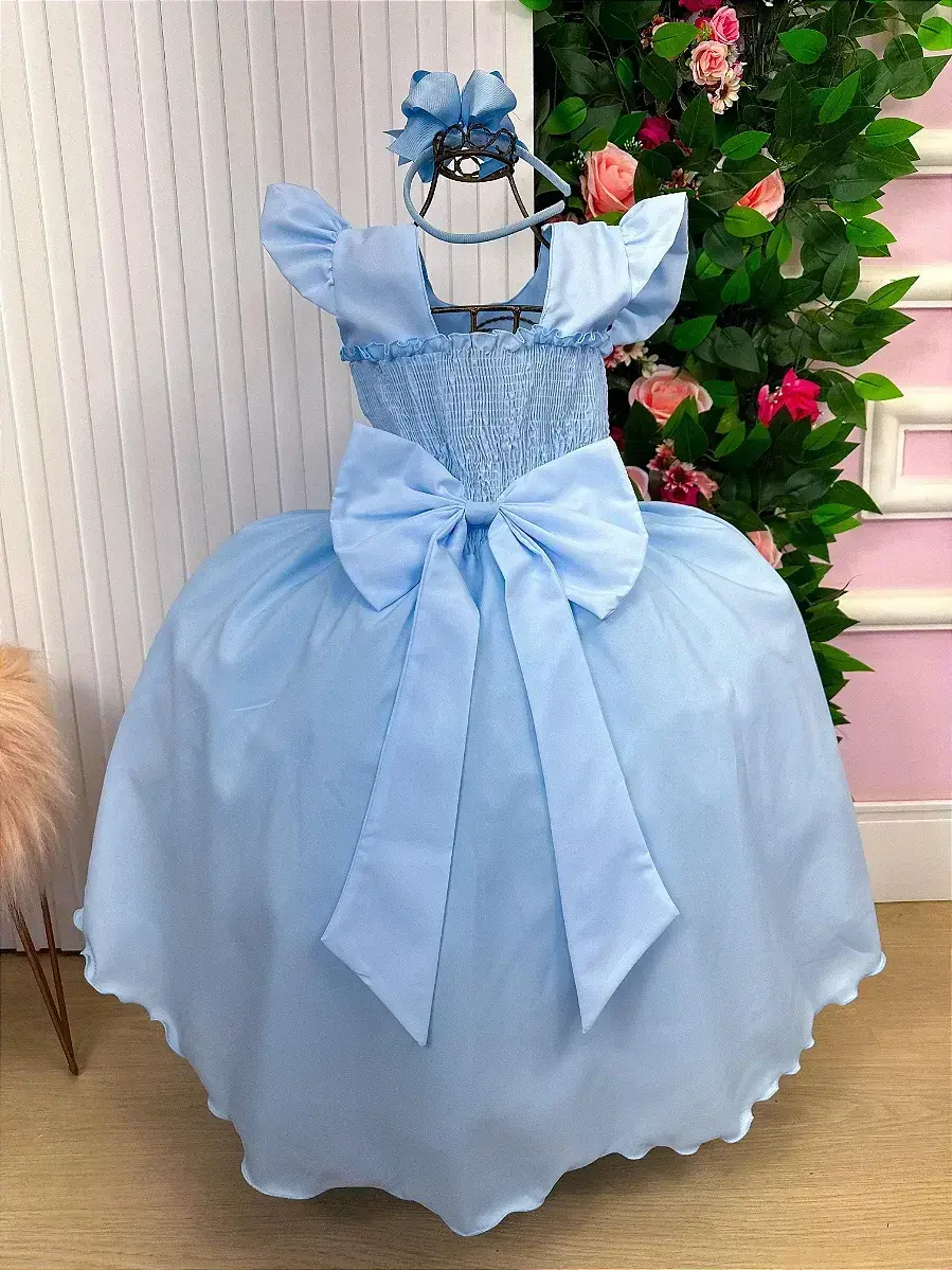 Vestido ariane longo azul, foto 6