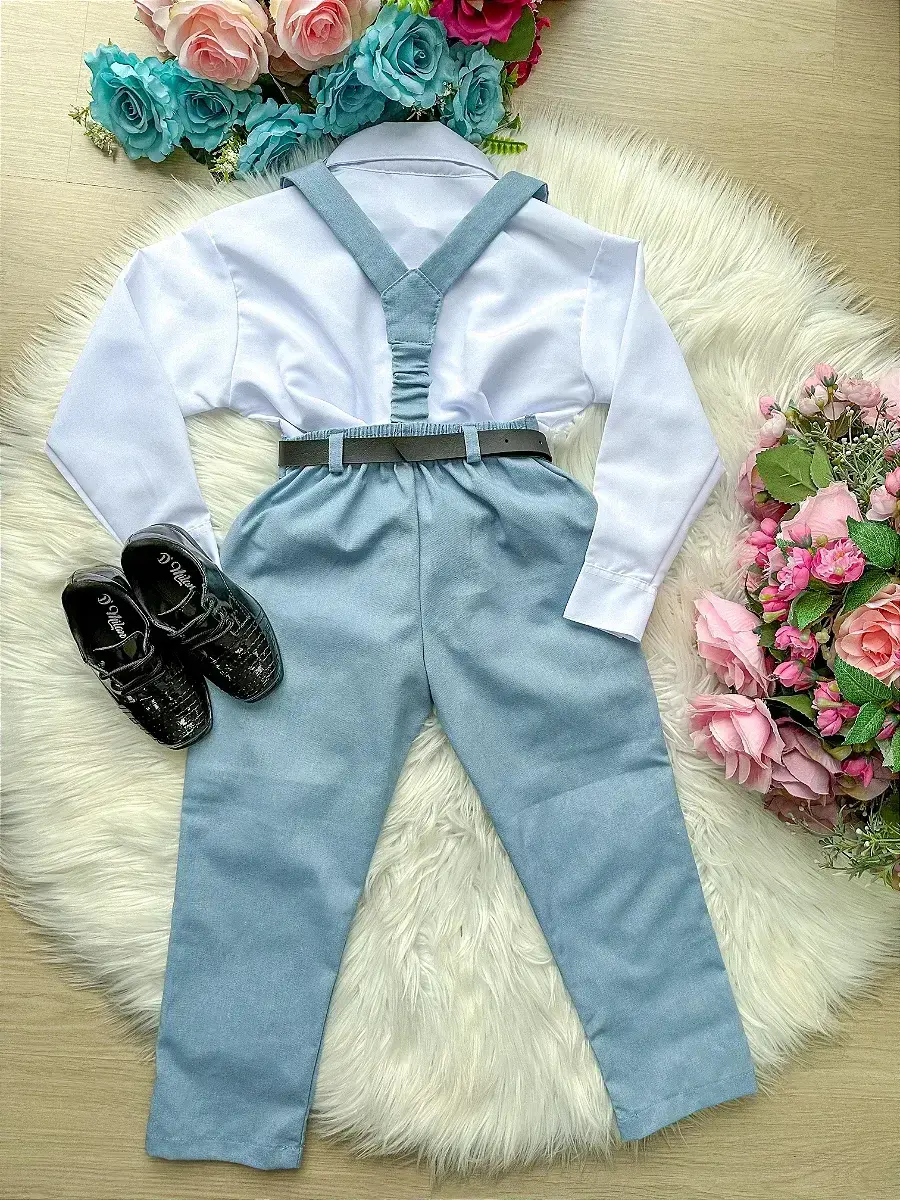 Conjunto leo suspensorio azul claro, foto 4