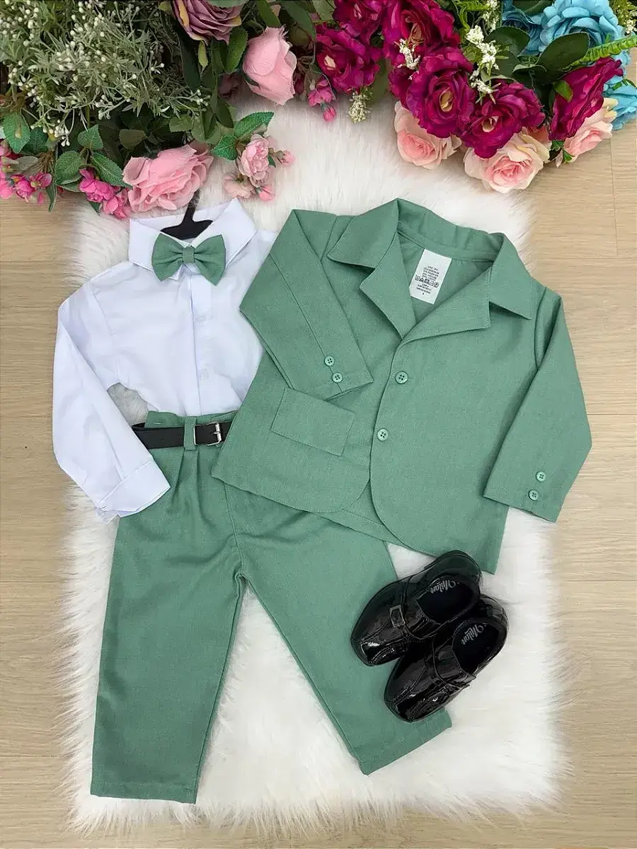 Conjunto social terno verde, foto 4