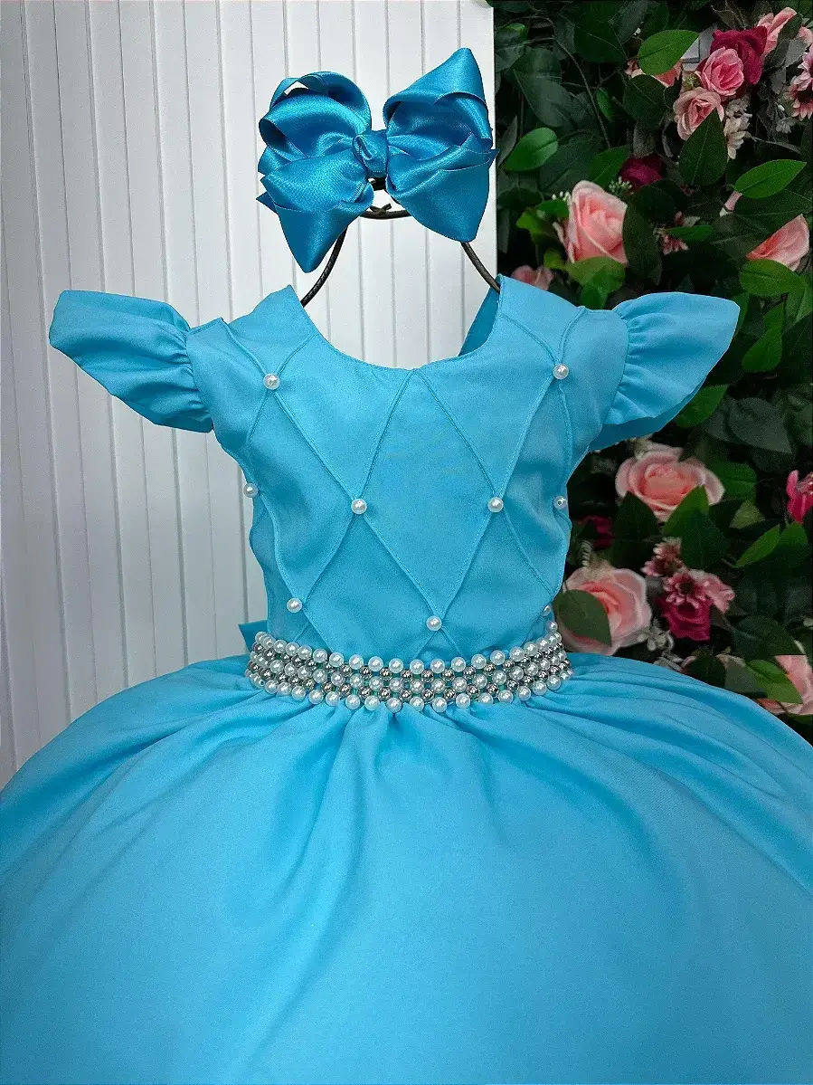 Vestido ariane longo azul tifanny, foto 5