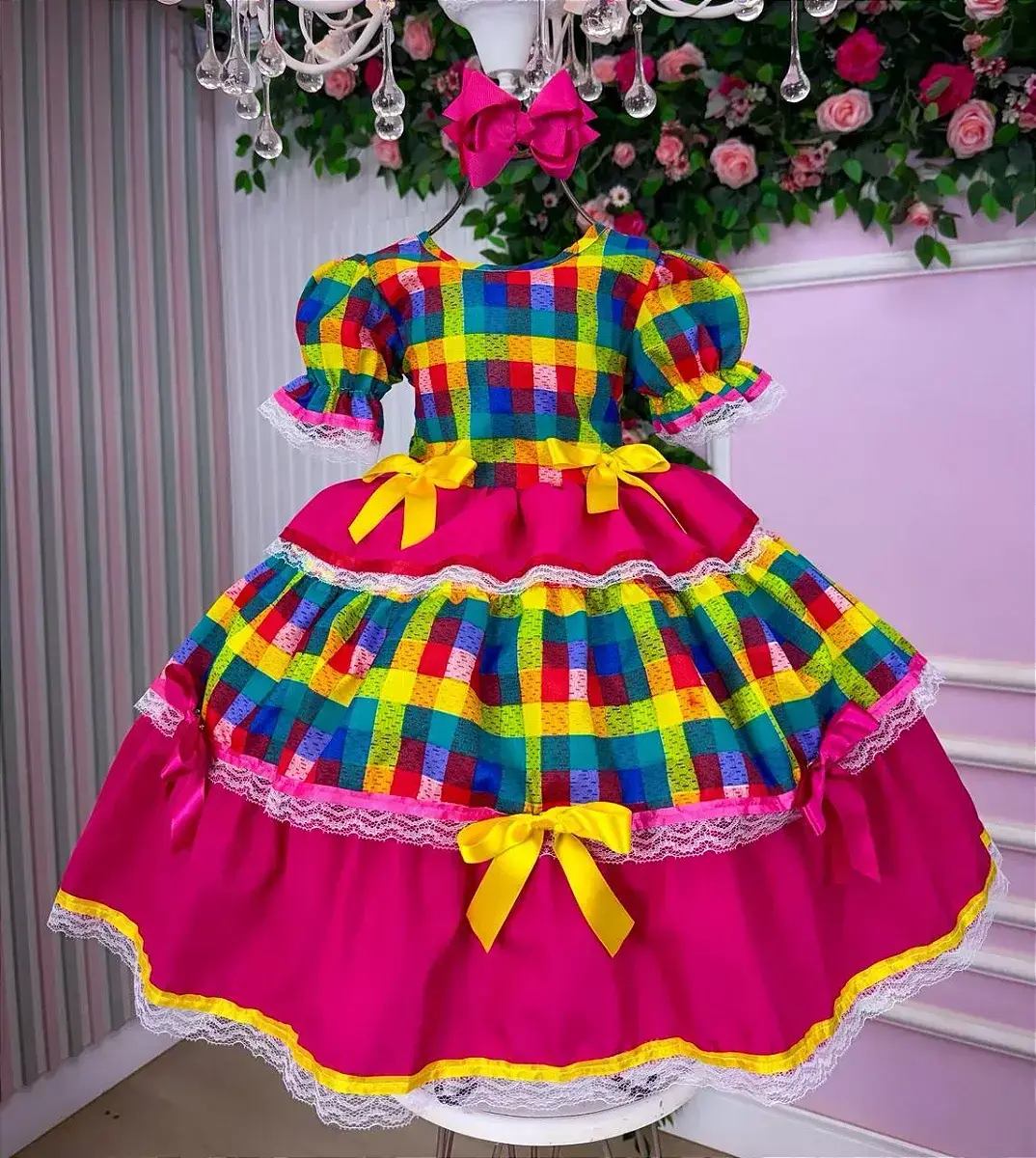 Vestido junino festa priscila pink, foto 4