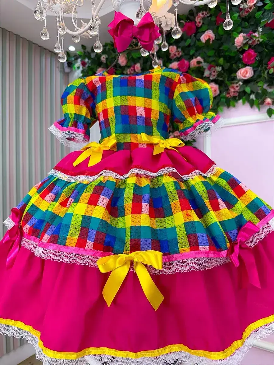Vestido junino festa priscila pink, foto 5