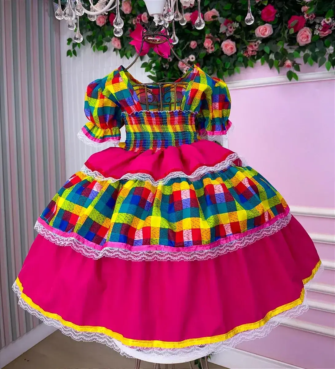 Vestido junino festa priscila pink, foto 7