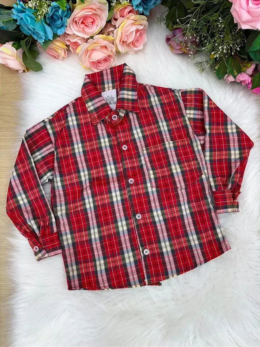 Camisa xadrez junina juarez, foto 2