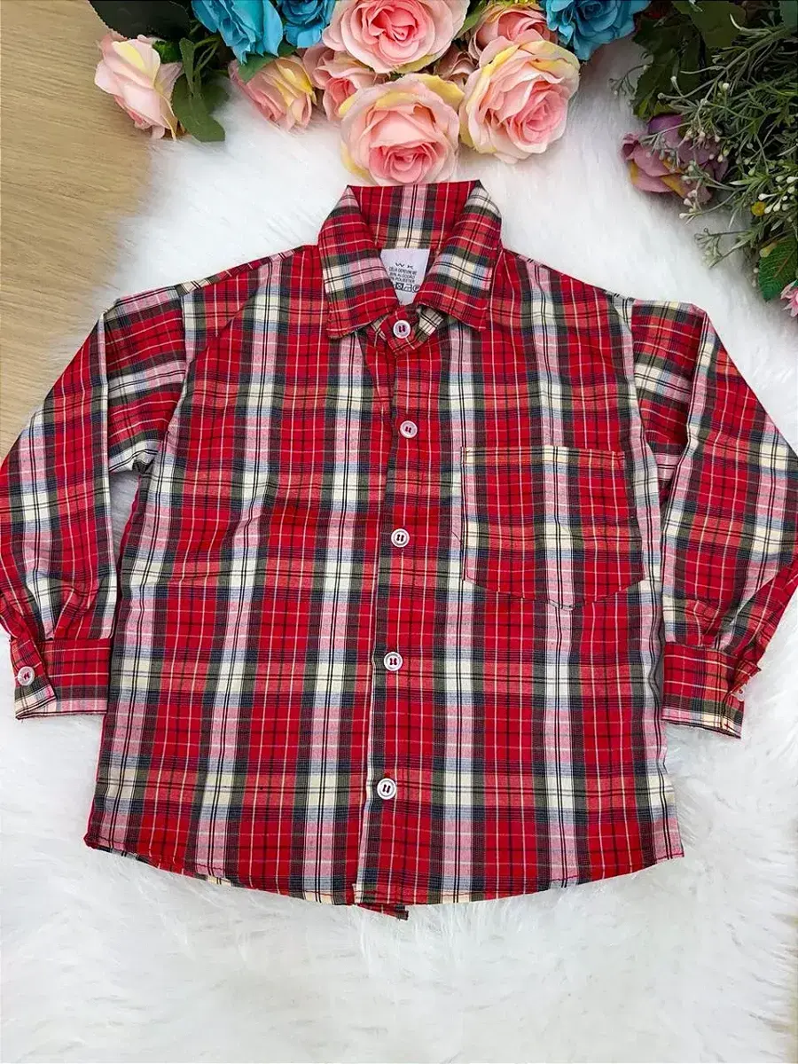 Camisa xadrez junina juarez, foto 3