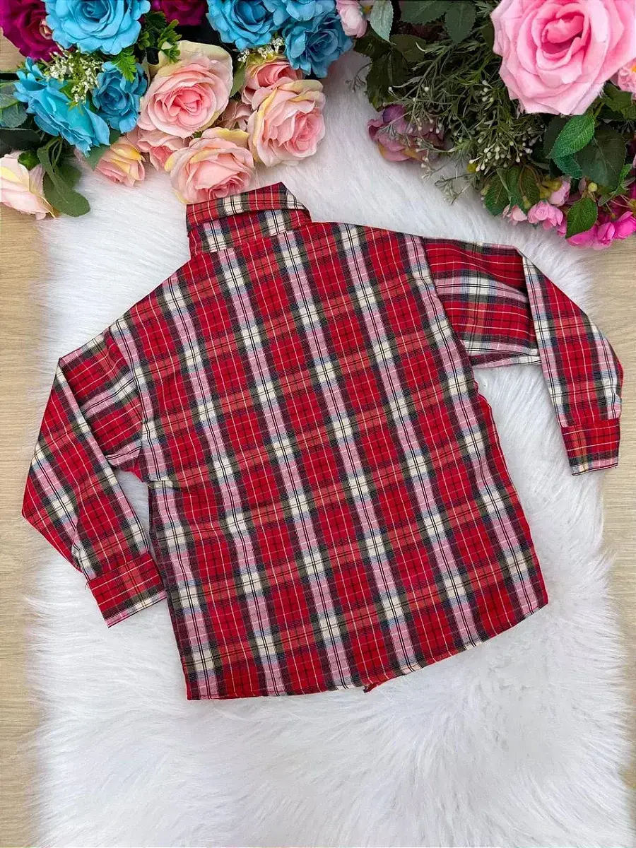 Camisa xadrez junina juarez, foto 4