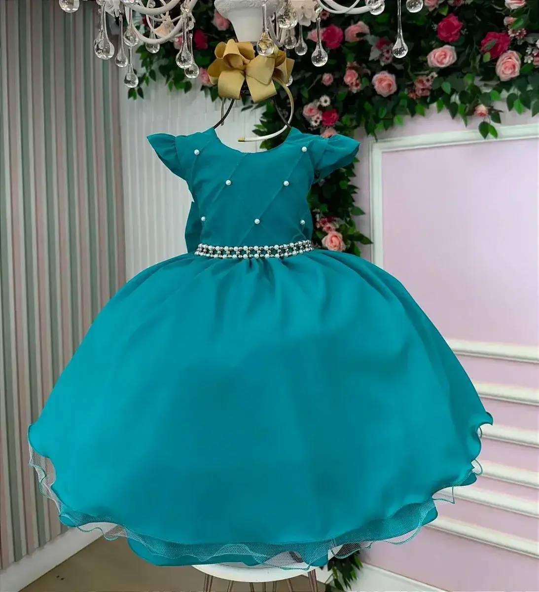Vestido francine verde jade, foto 2