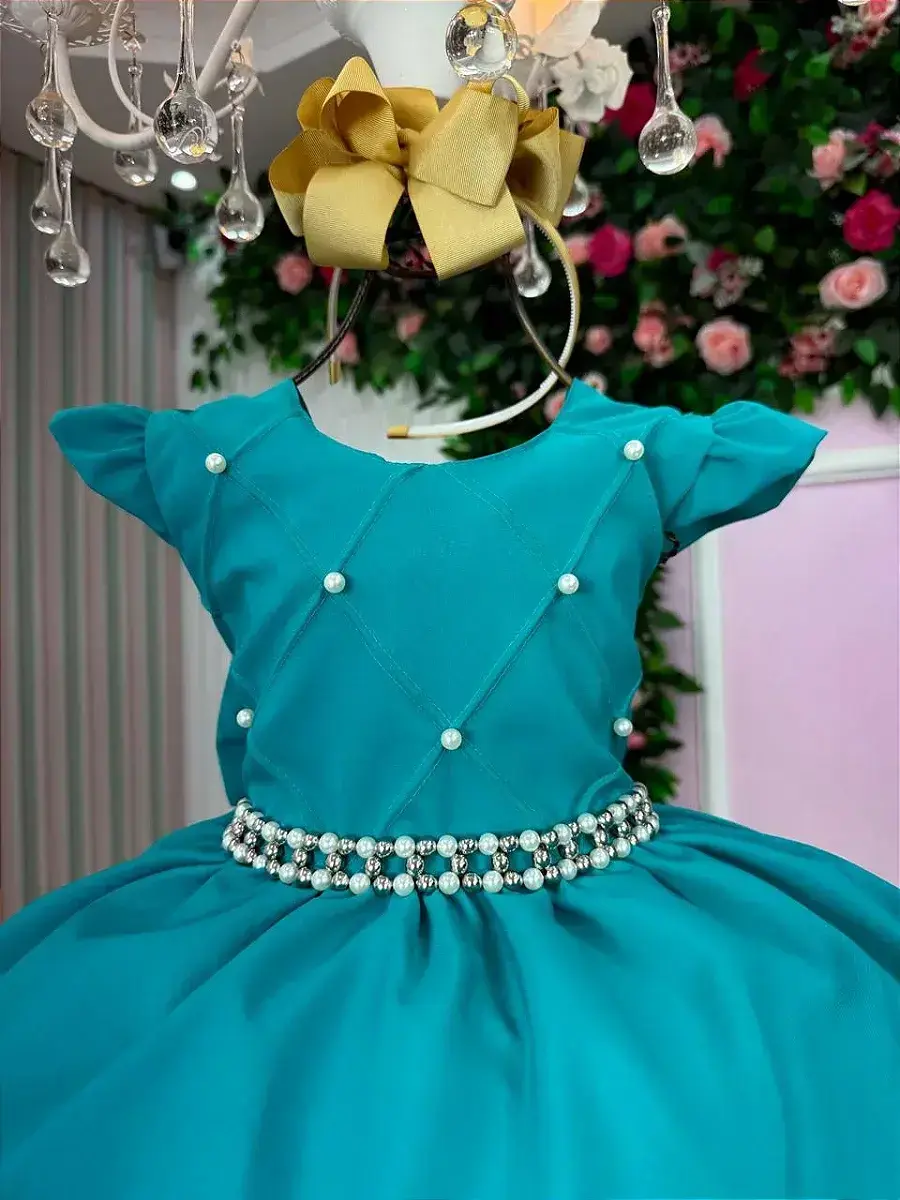 Vestido francine verde jade, foto 4