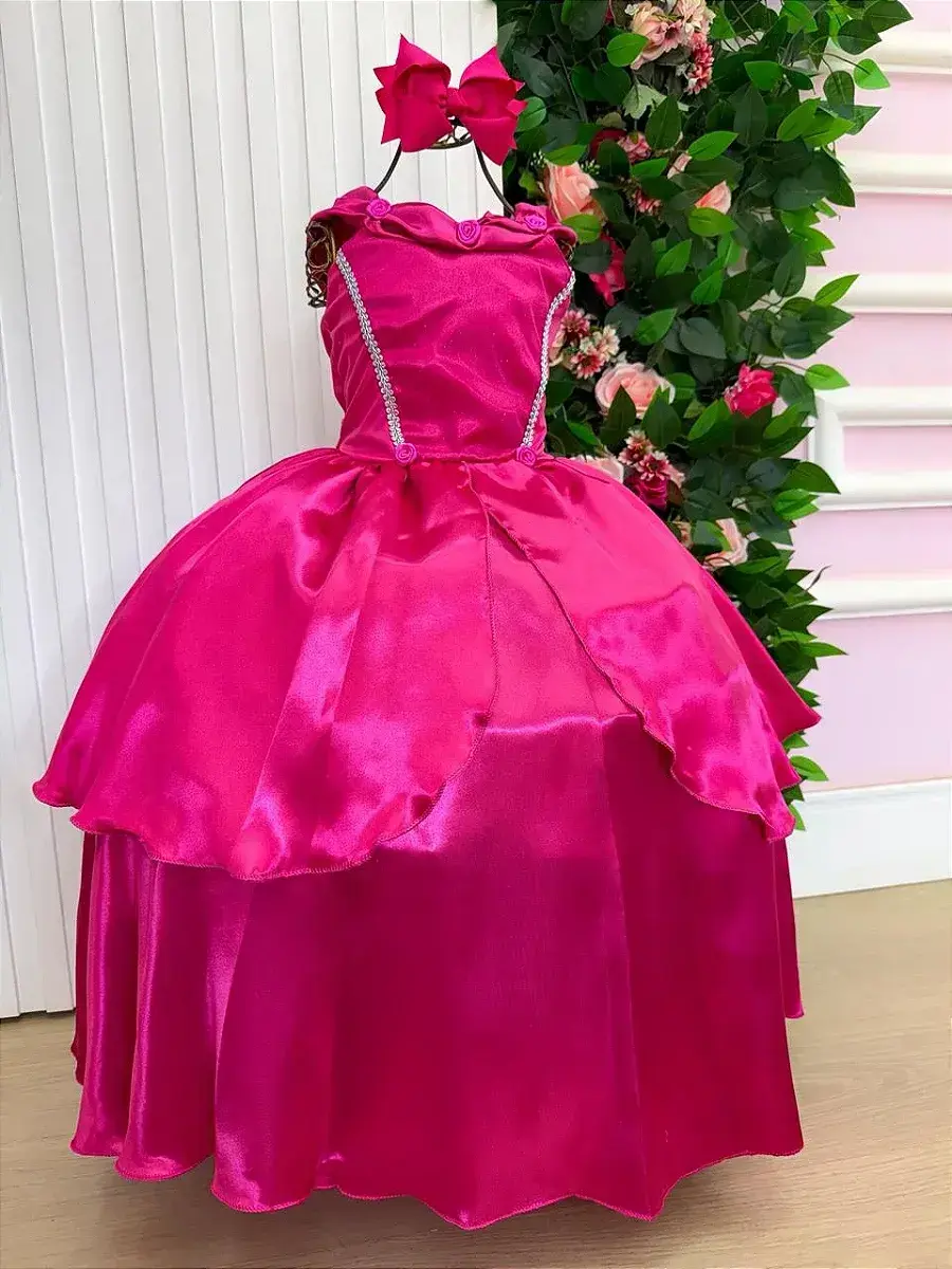 Fantasia longa princesa pink, foto 3