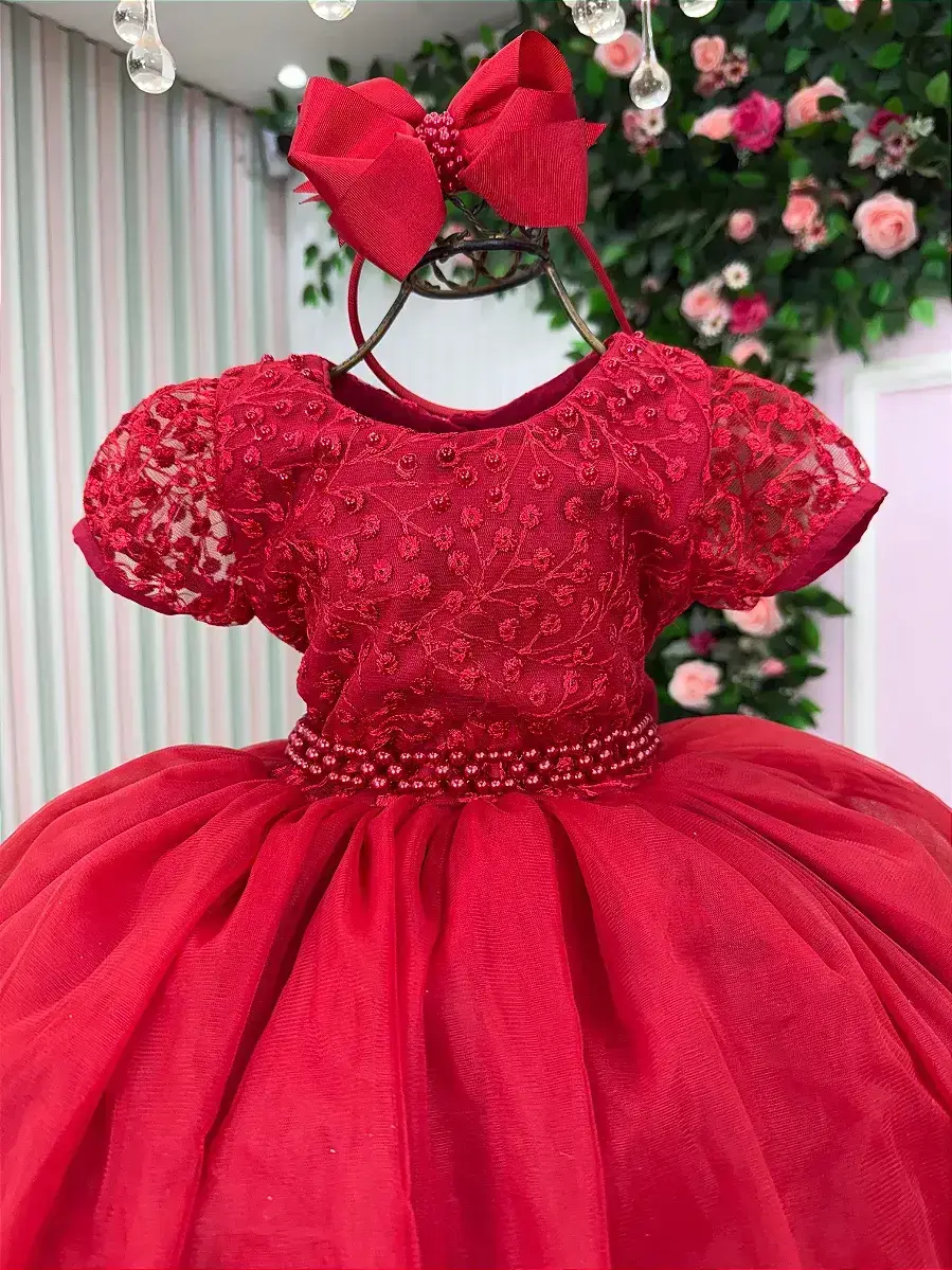 Vestido lavínia vermelho, foto 2