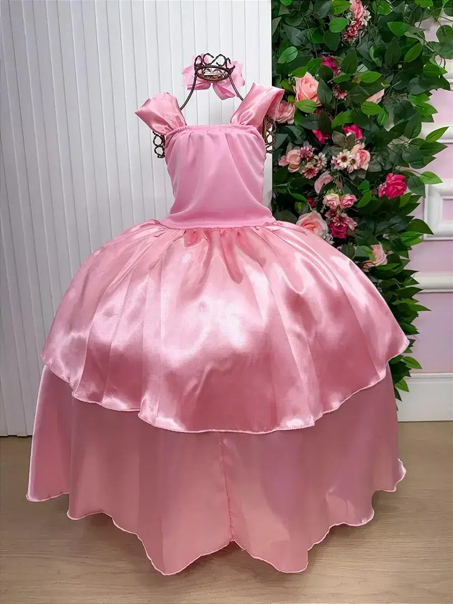 Fantasia longa princesa rosa, foto 2