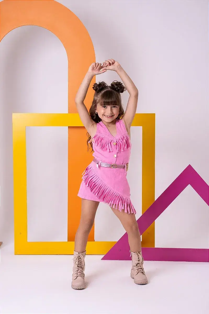 Conjunto Boiadeira maraisa rosa, foto 2