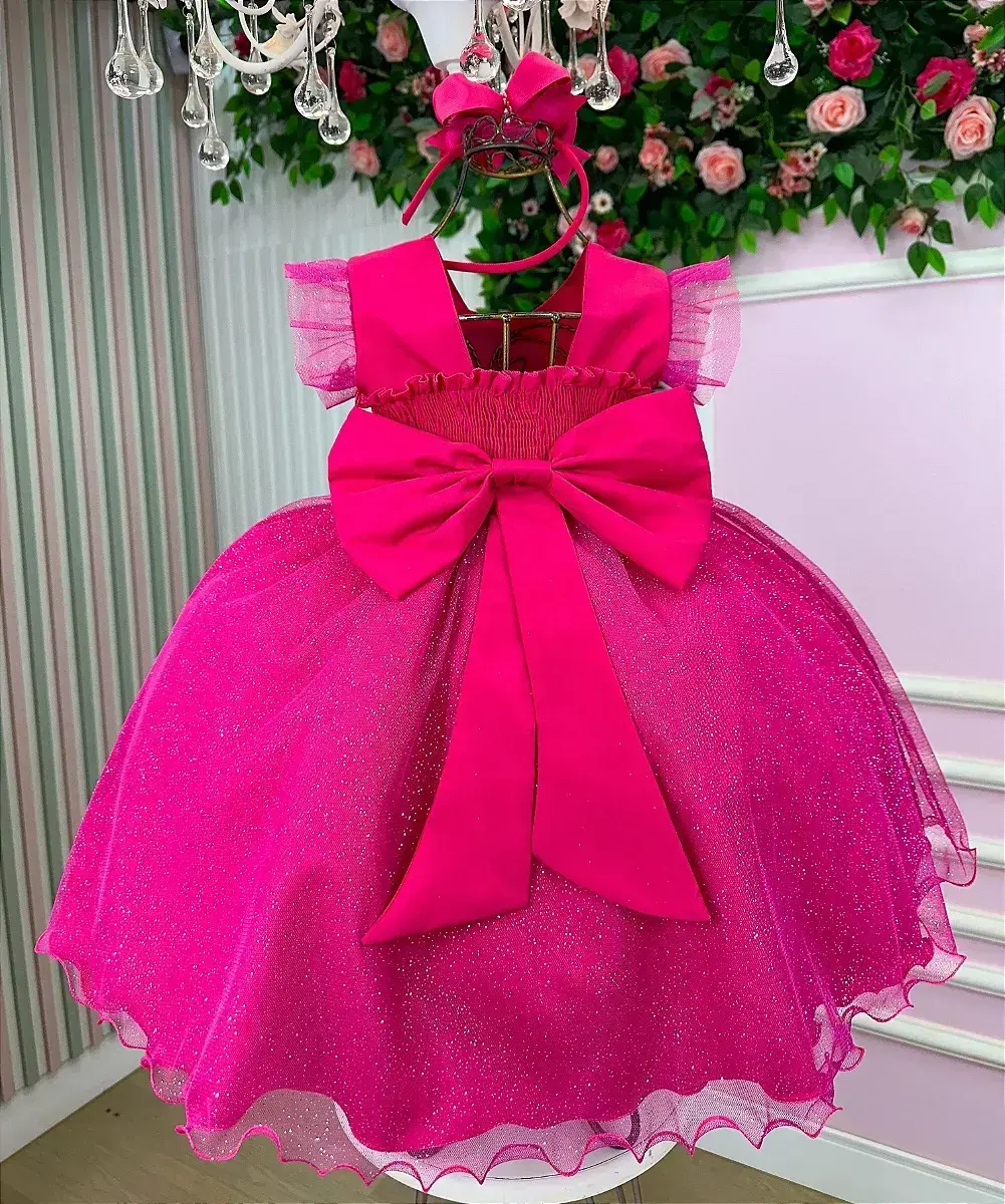 Vestido festa Lilo Stitch pink, foto 8