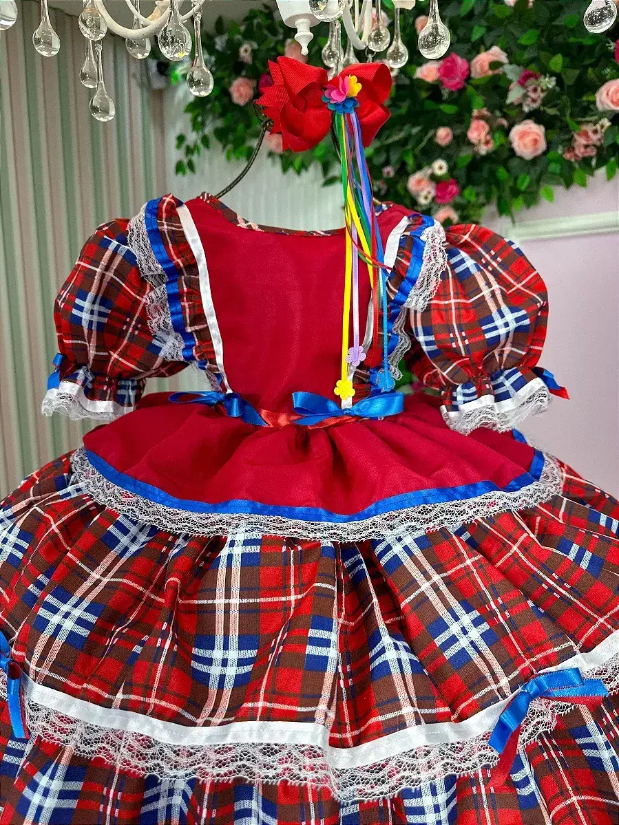 Vestido junino caipira festa maça do amor, foto 2