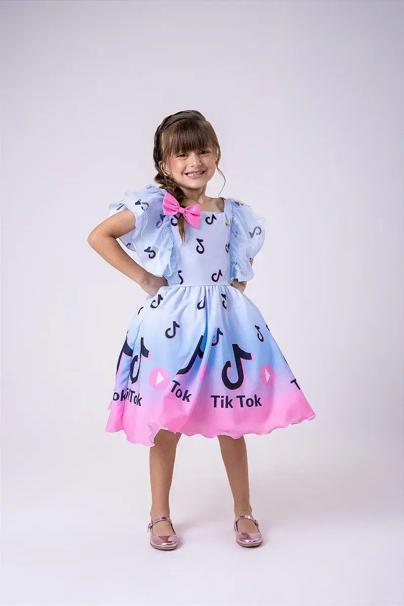 Vestido festa tik tok azul, foto 2