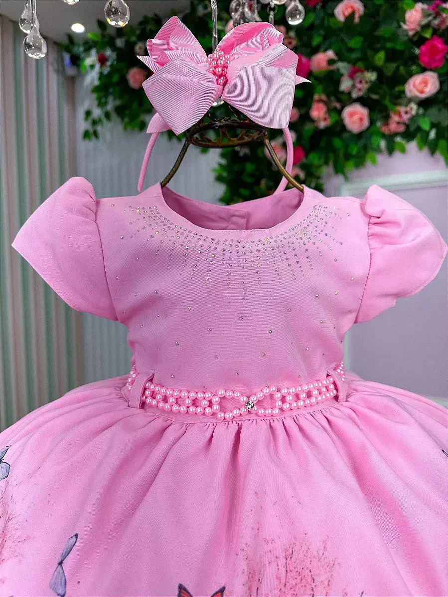 Vestido bosque encantado rosa, foto 2