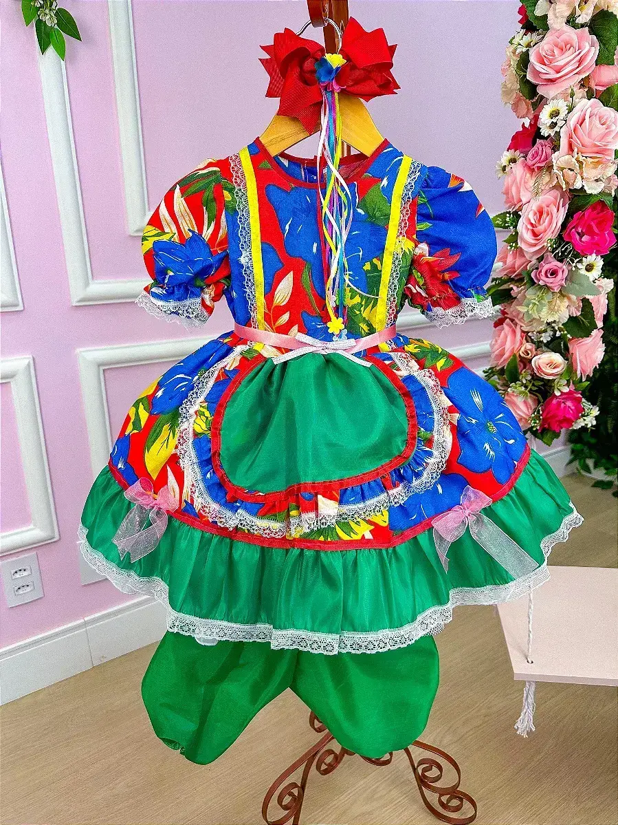 Vestido junino olga