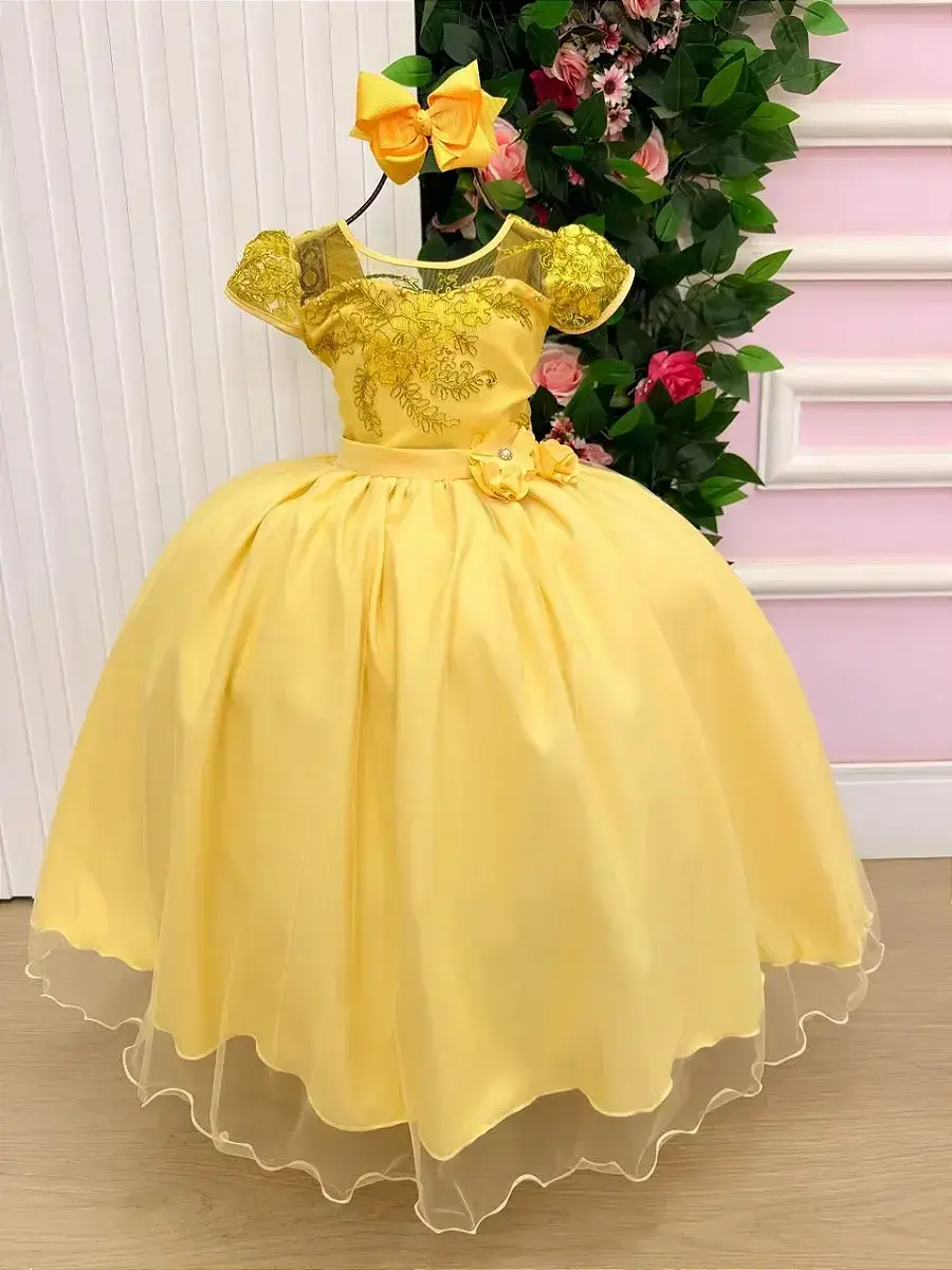 Vestido longo carol amarelo, foto 2