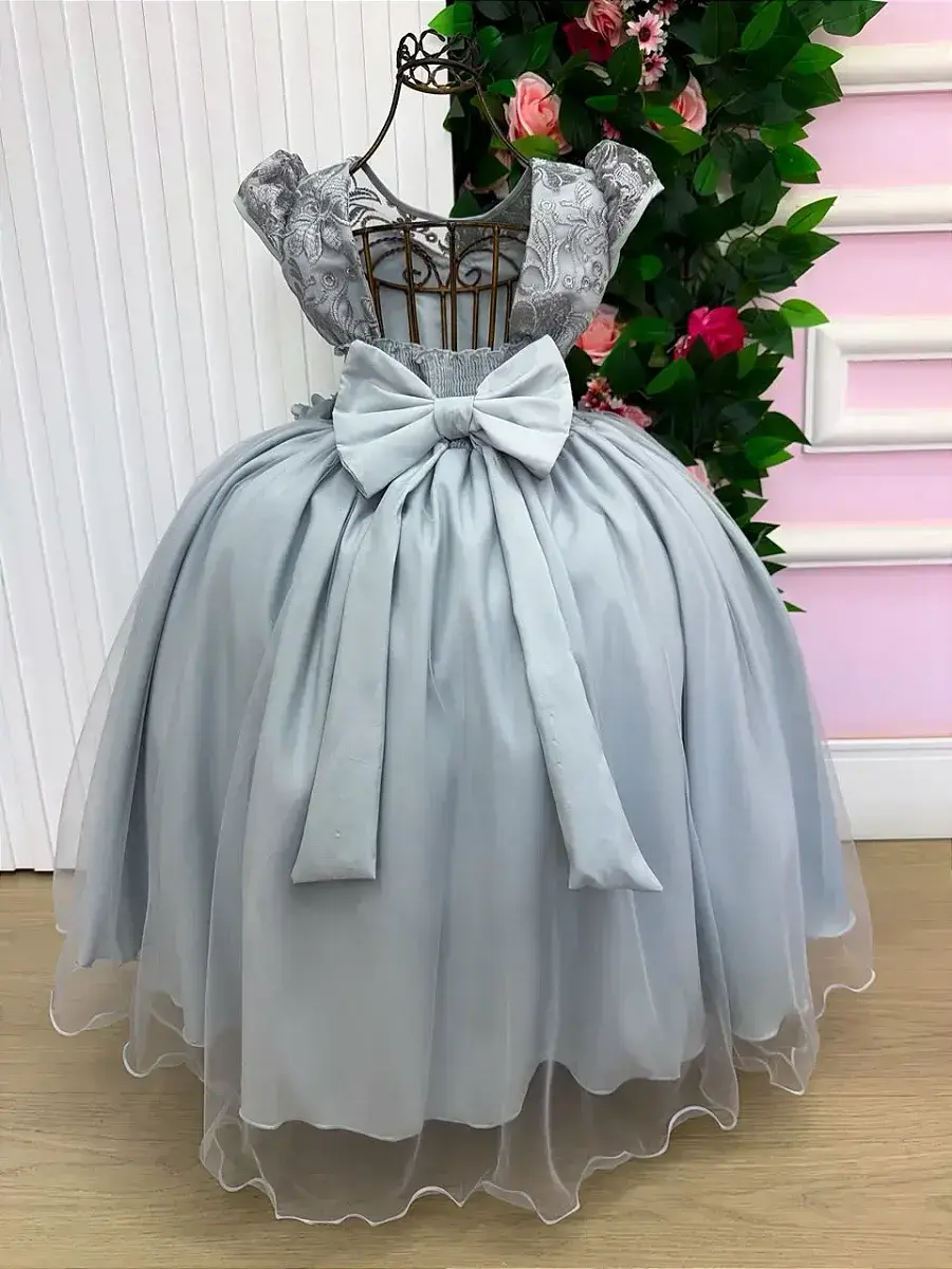Vestido longo carol prata, foto 6