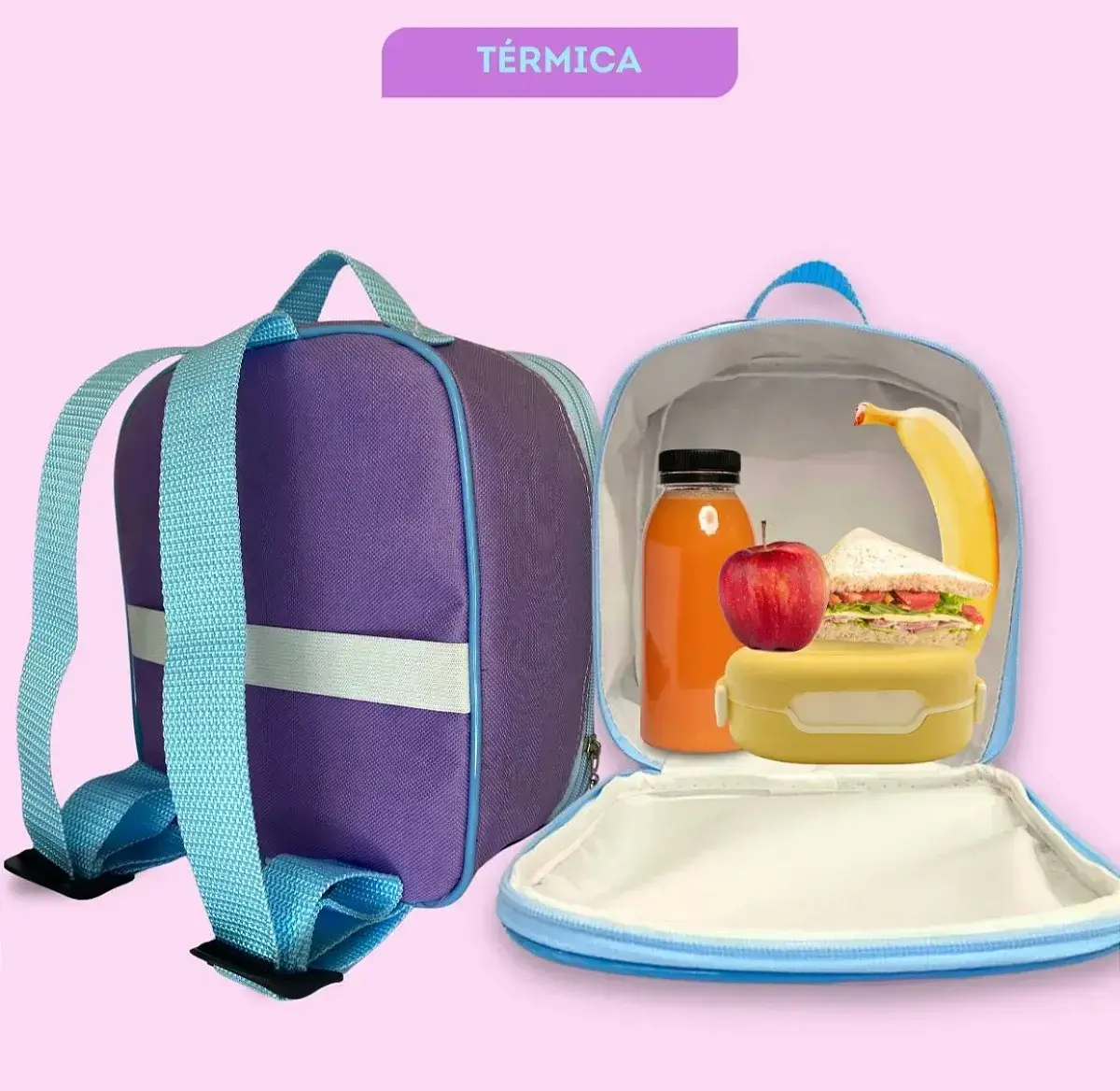 Kit mochila rodinhas lancheira estojo Lilo e Stitch, foto 6