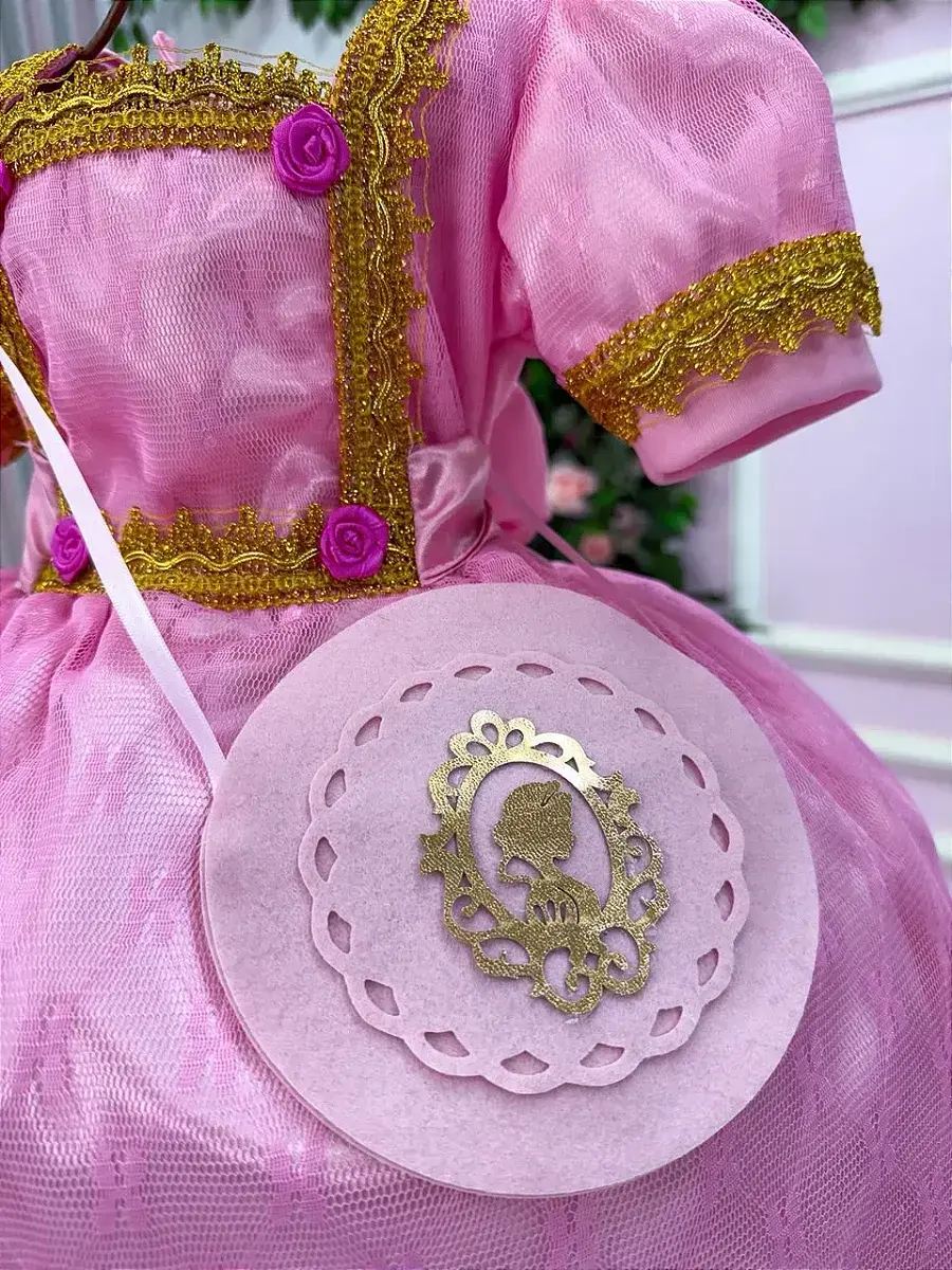 Fantasia festa princesa rosa, foto 5