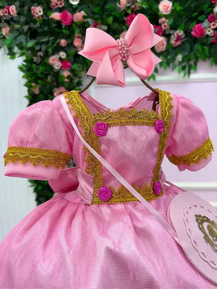 Fantasia festa princesa rosa, foto 7