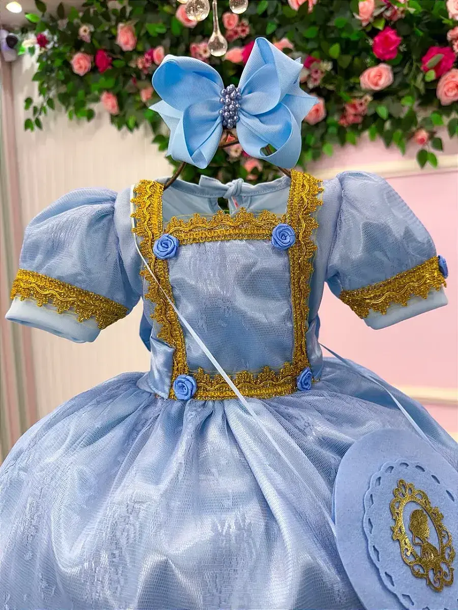 Fantasia festa princesa azul, foto 5