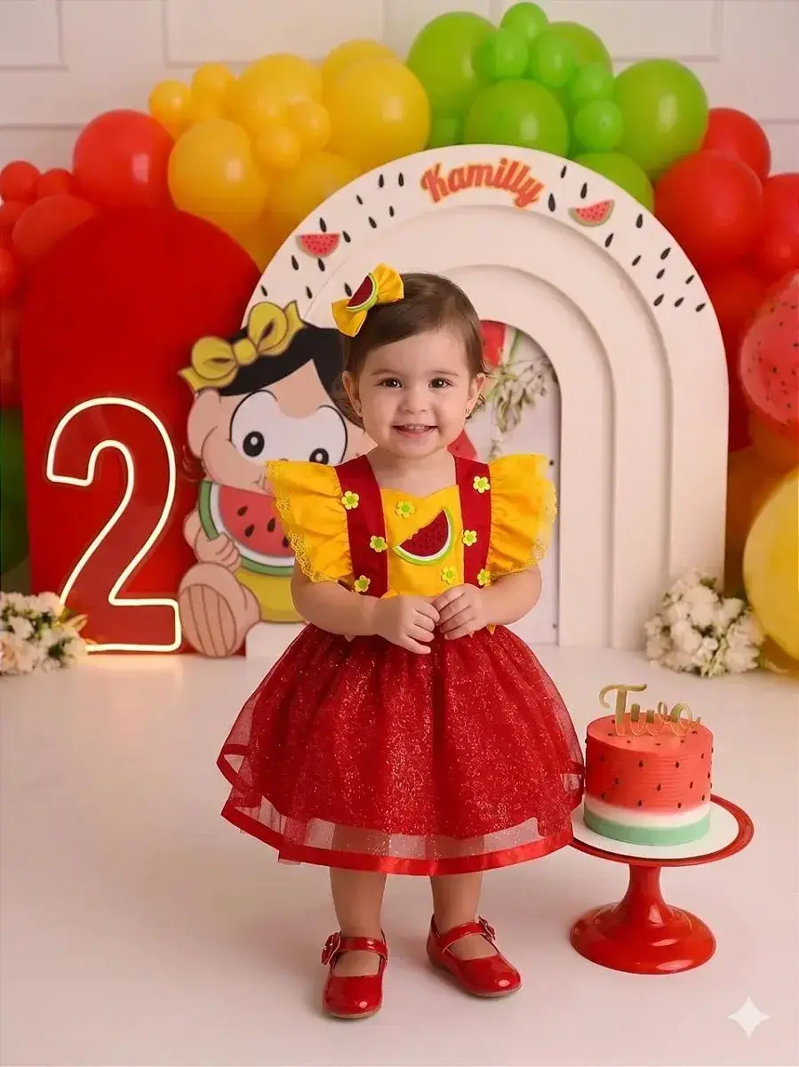 Vestido melancia