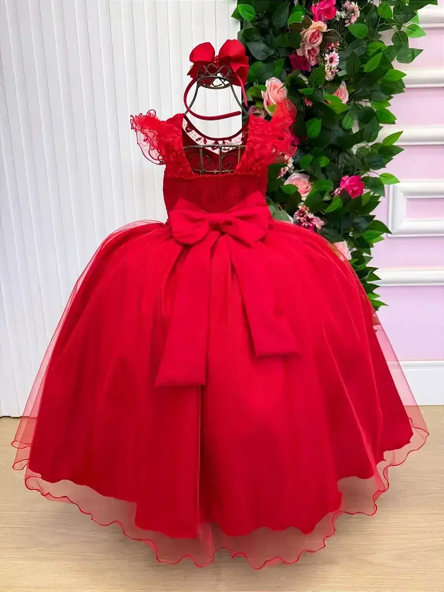 Vestido longo suzy vermelho, foto 6