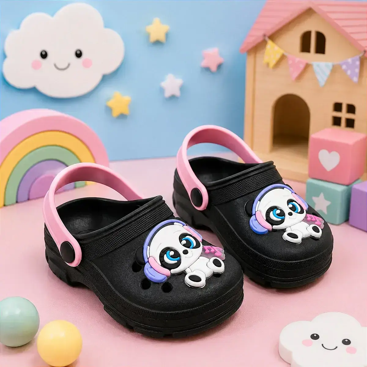 Babuche pandinha panda