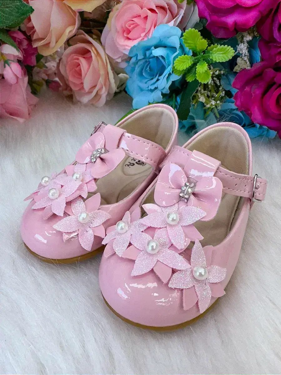Sapatilha baby rosa