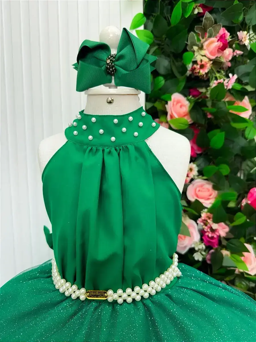 Vestido longo âmbar verde bandeira, foto 7
