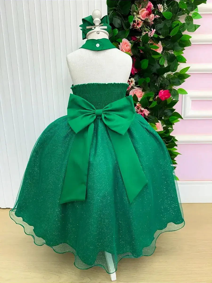 Vestido longo âmbar verde bandeira, foto 8