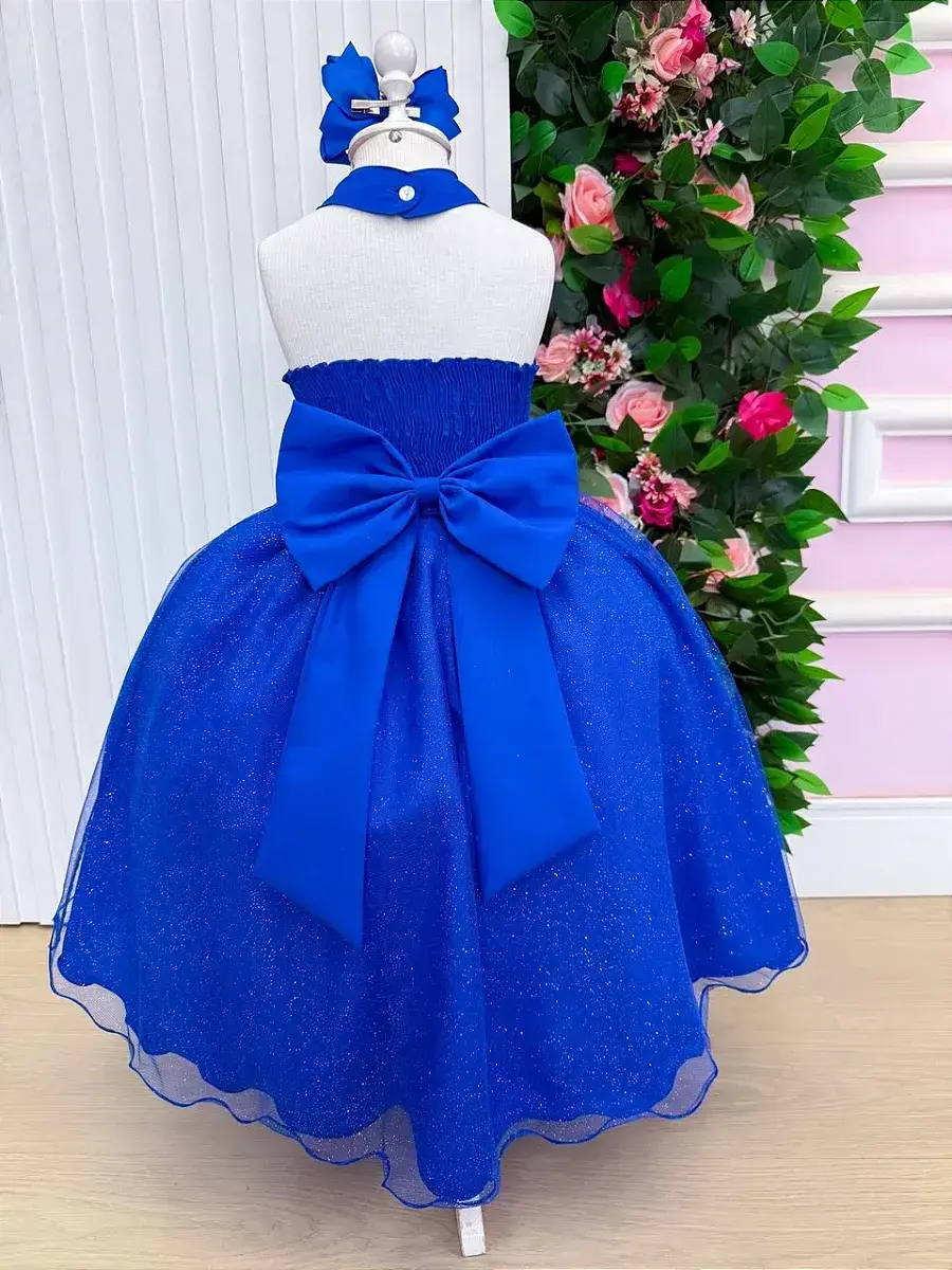 Vestido longo âmbar azul royal, foto 9
