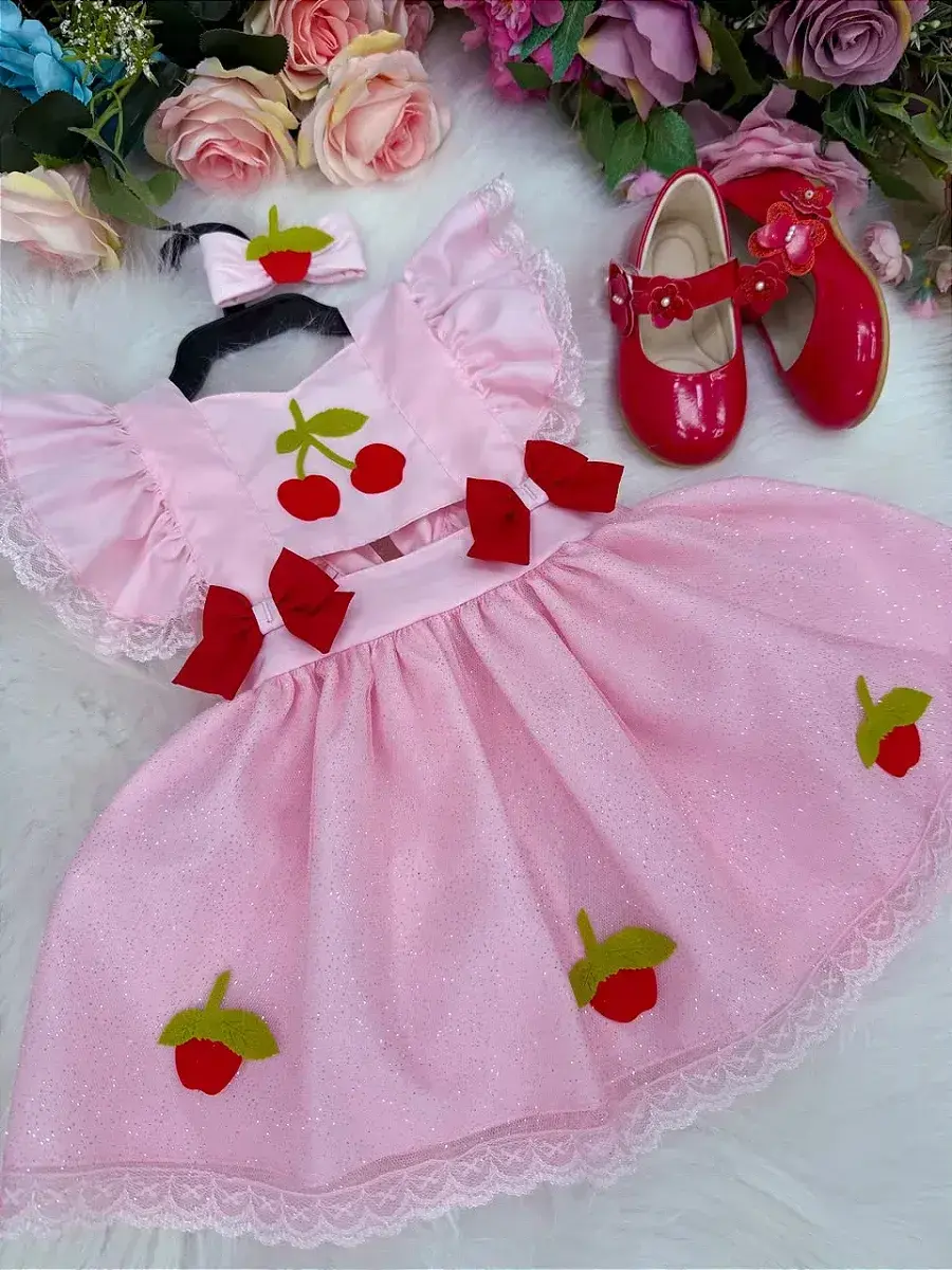 Vestido cerejinha cereja, foto 4