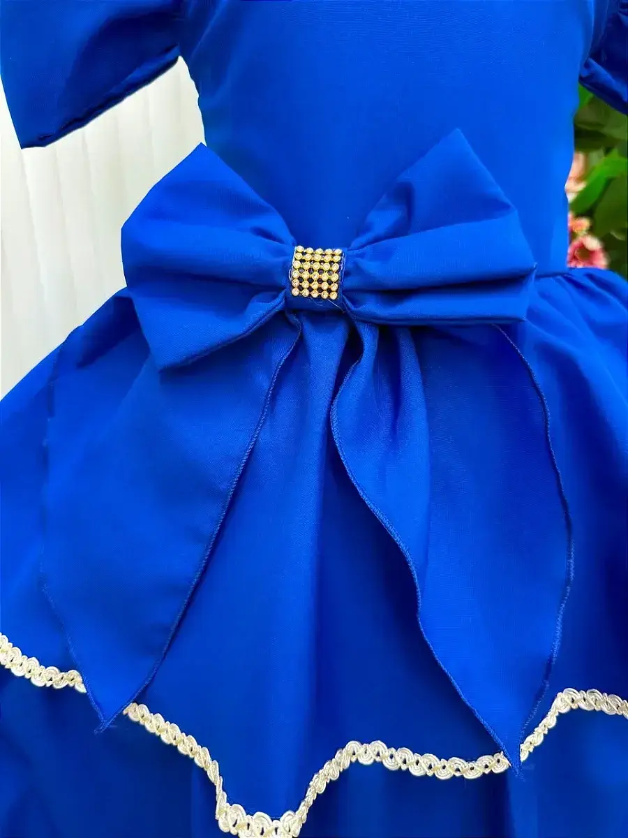 Vestido longo safira azul royal, foto 6