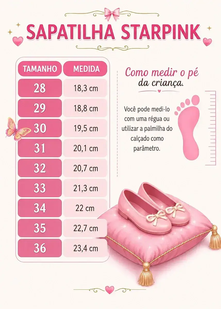 Guia de tamanhos