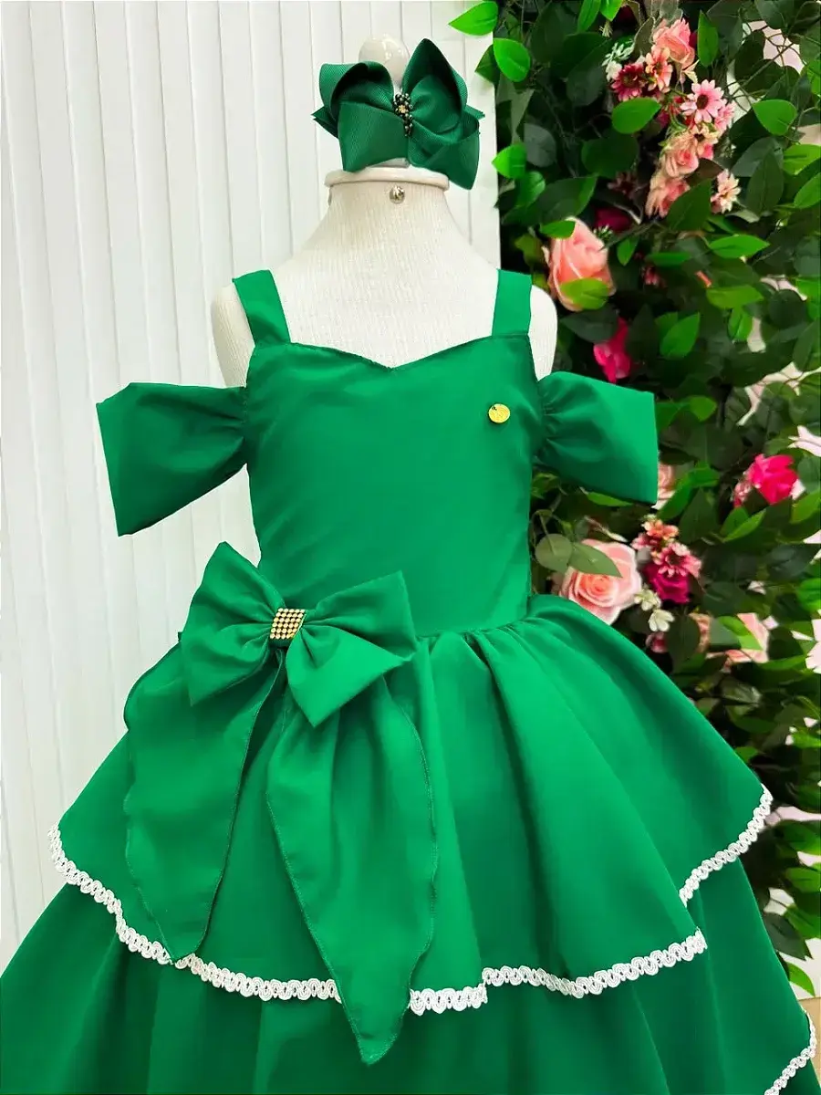 Vestido longo safira verde bandeira, foto 5