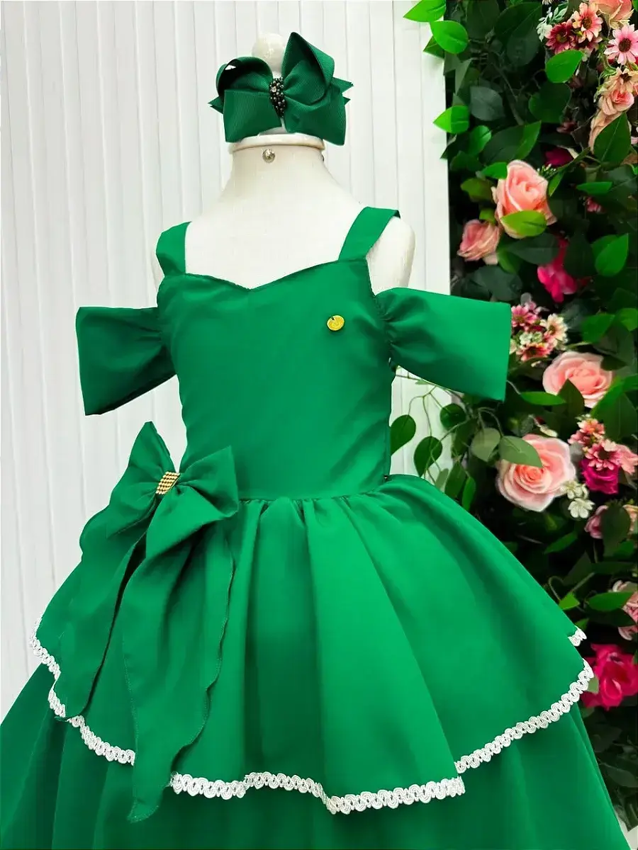 Vestido longo safira verde bandeira, foto 6