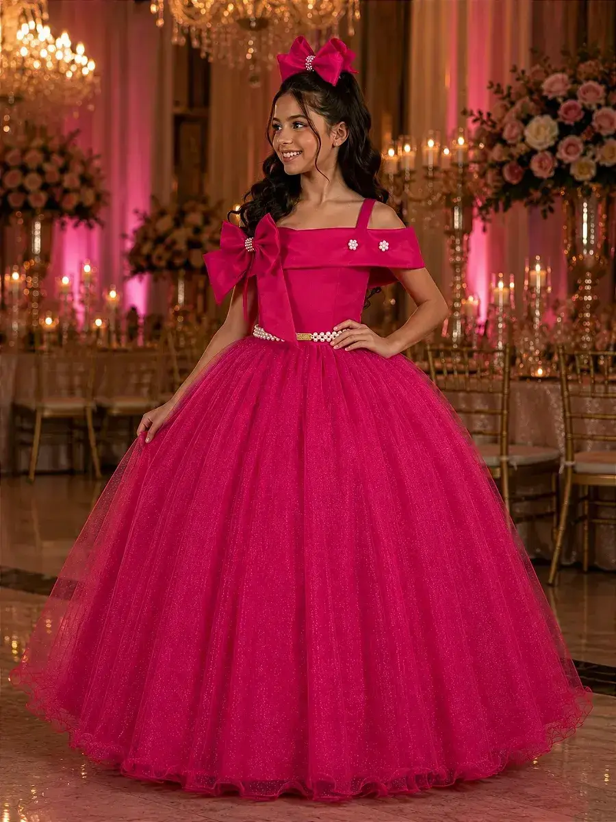 Vestido longo festa pink, foto 2