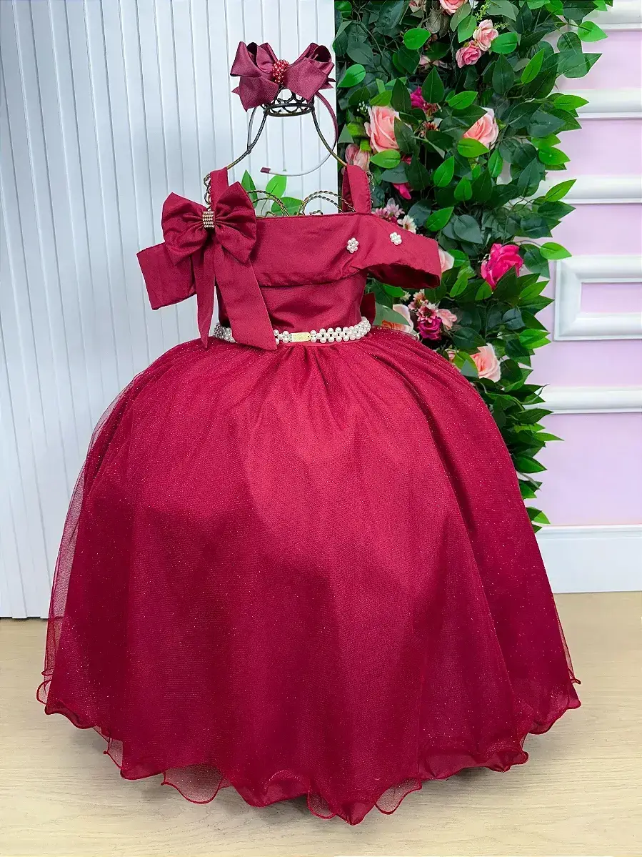 Vestido longo festa marsala, foto 2